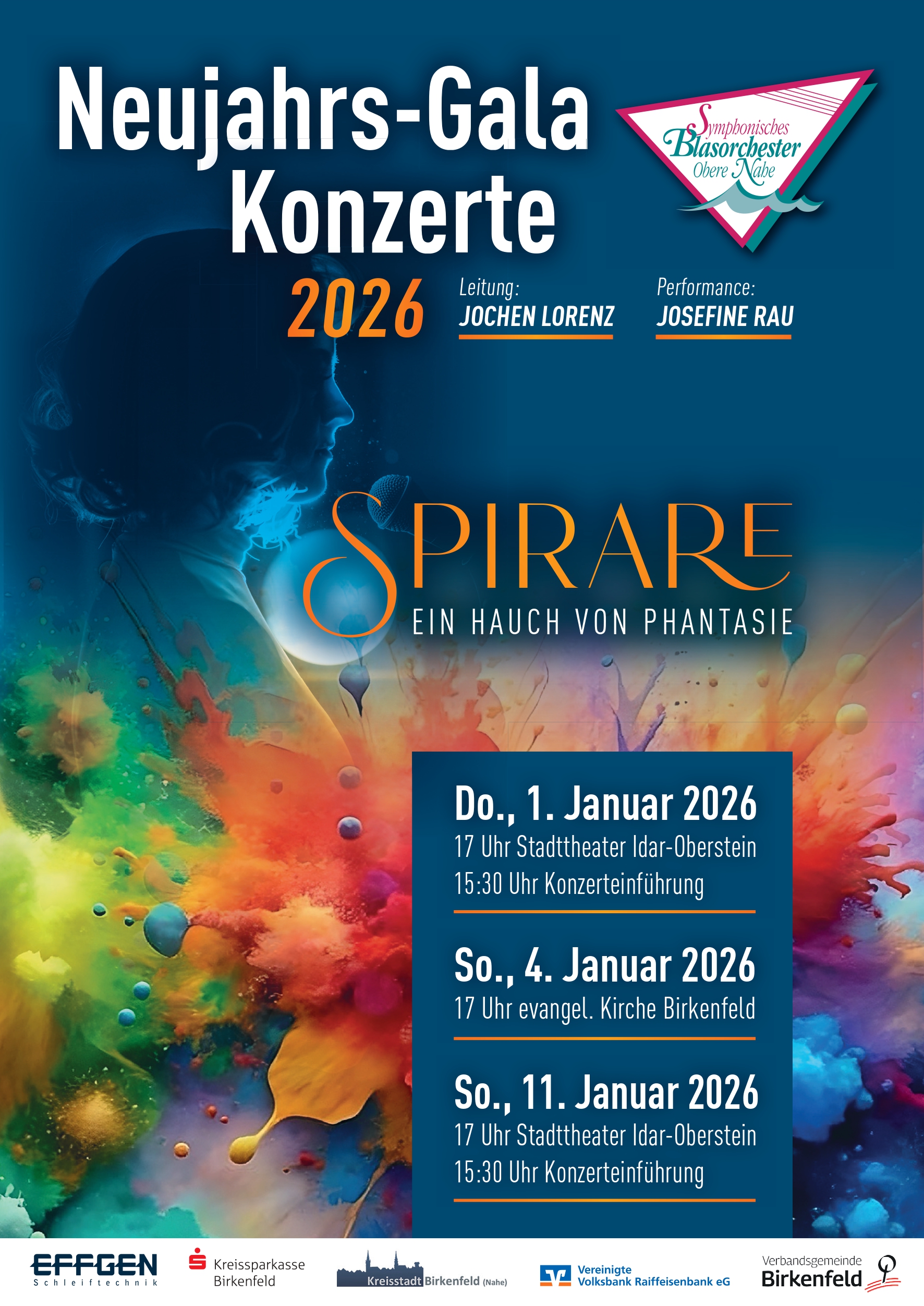 Neujahrsgala 2026 Orte